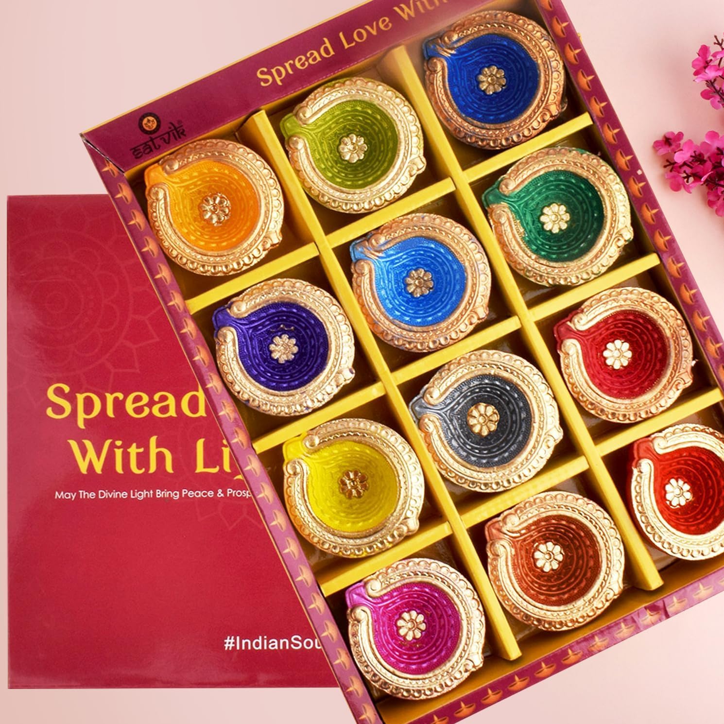 Handcrafted Diya Set